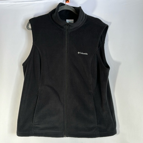 Columbia Benton Springs Black Fleece Vest - Picture 1 of 7